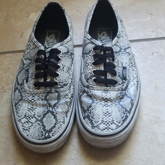 snakeskin vans womens
